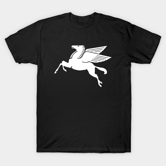 White pegasus T-Shirt by retropetrol